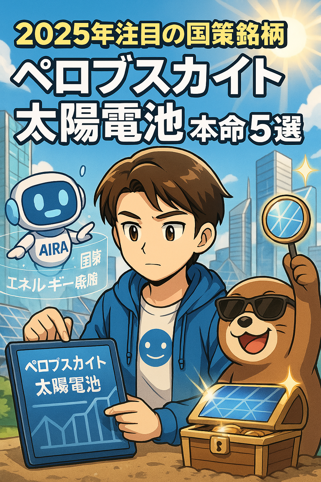 【2025年版】ペロブスカイト太陽電池関連銘柄5選 注目の本命企業を厳選紹介!